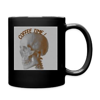 coffee time skull - Mug uni - noir - Droite