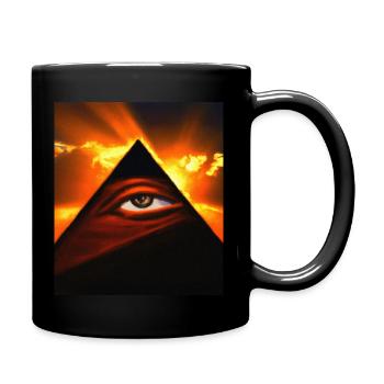 All Seeing Eye - Full Colour Mug - black - Right