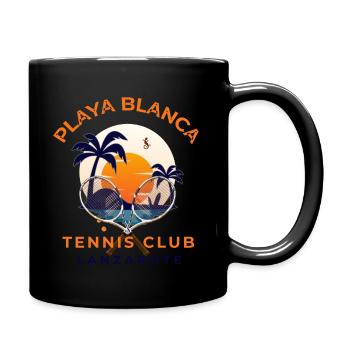 Playa Blanca Tennis Club - Full Colour Mug - black - Right