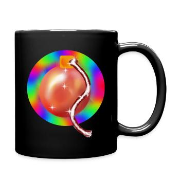boule de Noël - Mug uni - noir - Droite