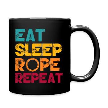 hike Design for a climber - Full Colour Mug - black - Right