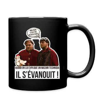 MON FRERE ! - Mug uni - noir - Droite