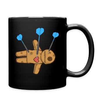 Darts Voodoo Poupée Dart Chemise Cadeau - Mug uni - noir - Droite