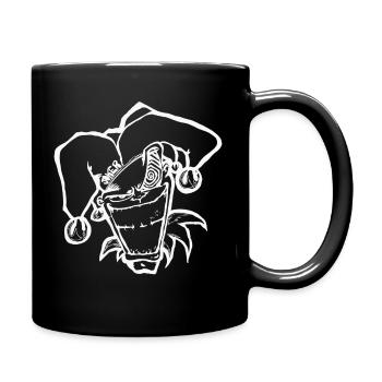 Jojo blanc - Mug uni - noir - Droite
