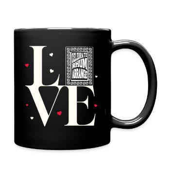 Love célébrate Rhum Arrangé ! - Mug uni - noir - Droite