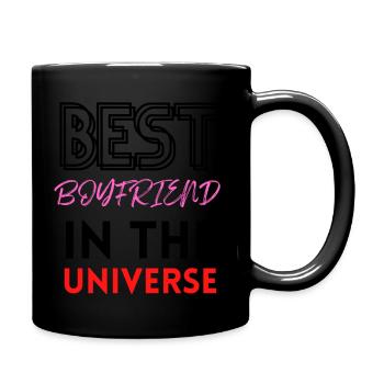 Universe's Best BF - Full Colour Mug - black - Right