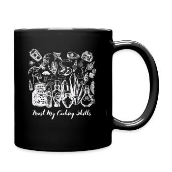 Shirt funny for Hobby Cooking magic witchy tshirt - Full Colour Mug - black - Right