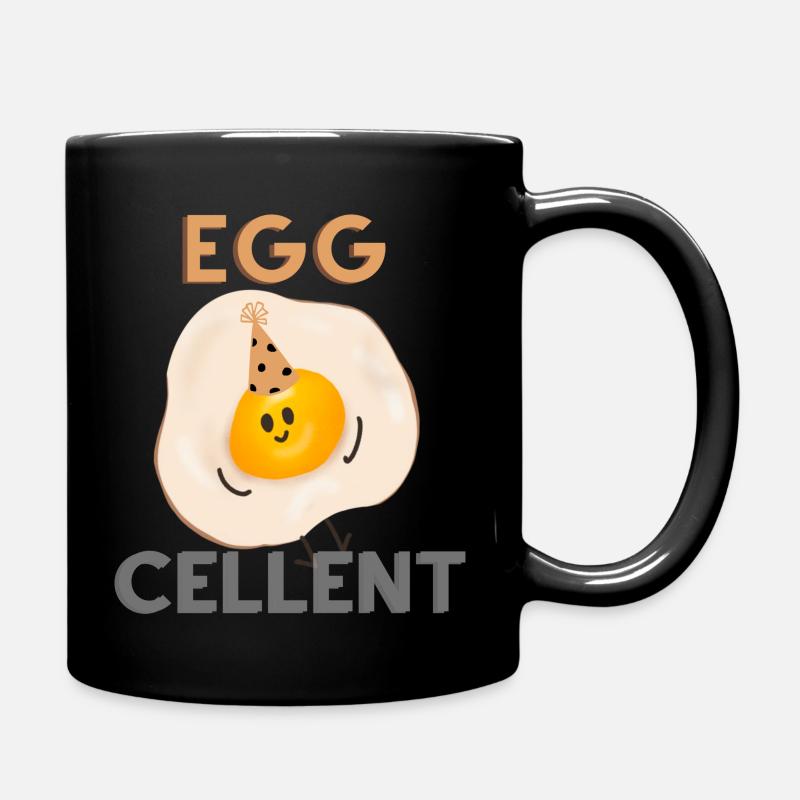 EGGcellent - Tasse einfarbig - Schwarz