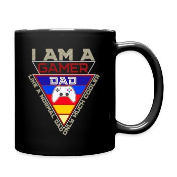Gamer Dad - Full Colour Mug - black - Right