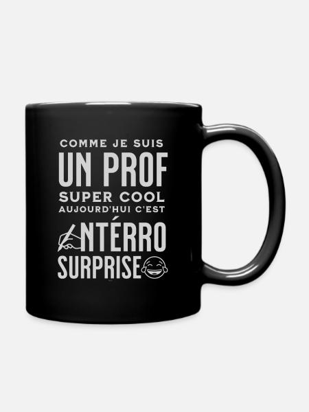 Humour Prof - Professeur Super Cool - Mug uni - noir