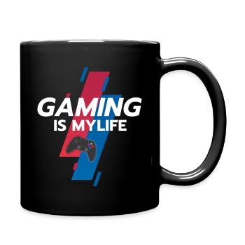 Le jeu est ma vie - Mug uni - noir - Droite