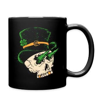 Crâne de St Patrick - Mug uni - noir - Droite