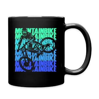 VTT Dirtbike Garçons VTT - Mug uni - noir - Droite