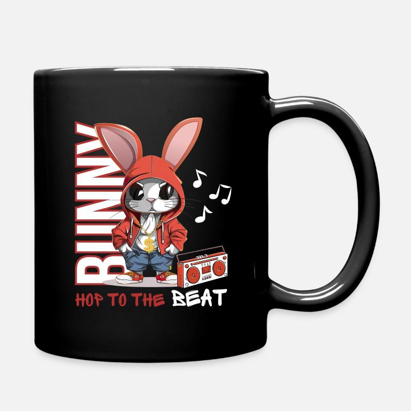 HIP HOP BUNNY - Tasse einfarbig - Schwarz