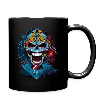 Metal Skull - Tasse einfarbig - Schwarz - Rechts