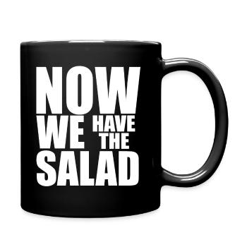 NOW WE HAVE THE SALAD - Tasse einfarbig - Schwarz - Rechts
