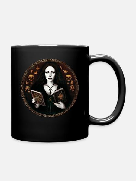 Wiccan Portrait - Mug uni - noir