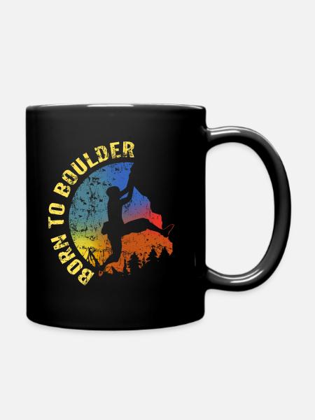 Né à Boulder - Mug uni - noir
