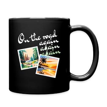 "Van-life is the best life", van life t-shirt - Mug uni - noir - Droite