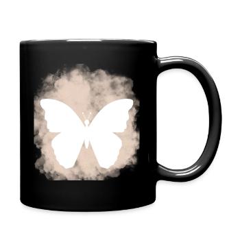 Butterflies pattern - Mug uni - noir - Droite