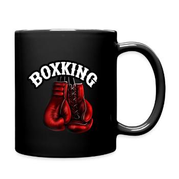 Box-roi - Mug uni - noir - Droite