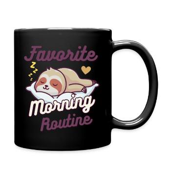 Favorite Morning routine cream - Mug uni - noir - Droite