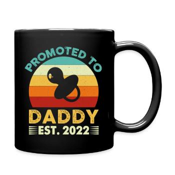 Drôle promu à papa est. 2022 - Mug uni - noir - Droite