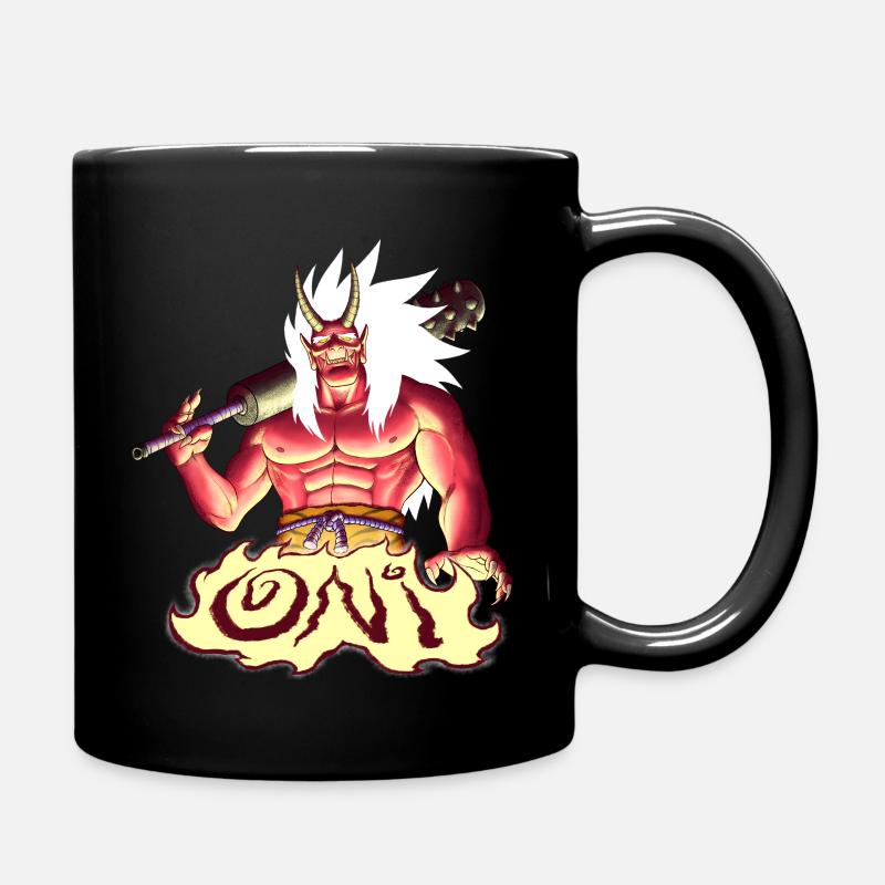 Oni rouge - Mug uni - noir