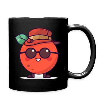 Tomato, red fruit, solanum tomato, vine-ripe fruit - Full Colour Mug - black - Right