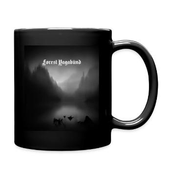 Lac et mystère - Mug uni - noir - Droite
