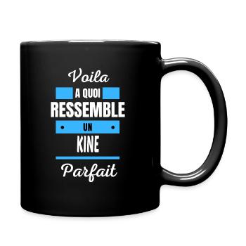 Voila a quoi ressemble un KINE parfait - Mug uni - noir - Droite