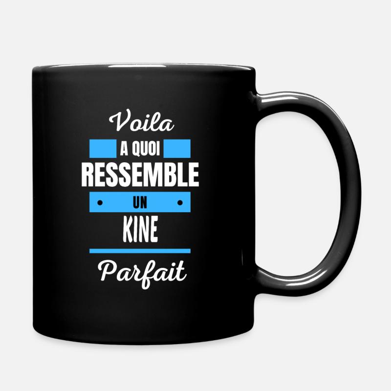 Voila a quoi ressemble un KINE parfait - Mug uni - noir