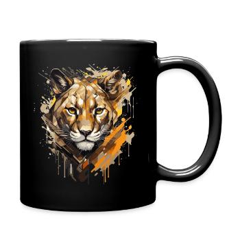 Le visage du - Street Art - Mug uni - noir - Droite