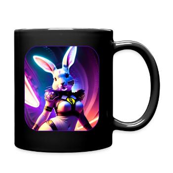 Cyberpunk Bunny Girl Science Fiction Streetpunk - Mug uni - noir - Droite