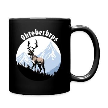 Oktoberbrps Volksfest Retro Gaming Hirsch à Alpen - Mug uni - noir - Droite