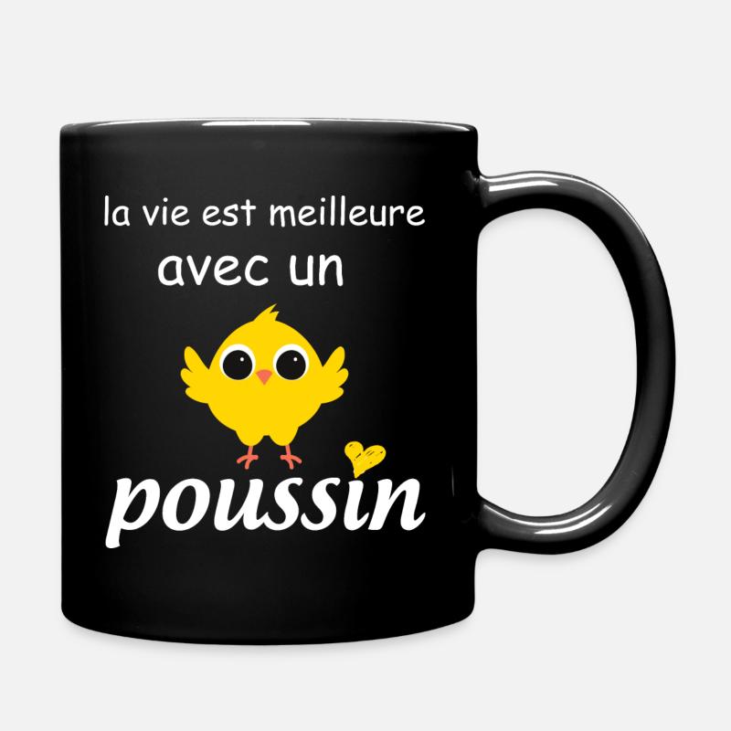 mon Poussin Drôle - Mug uni - noir
