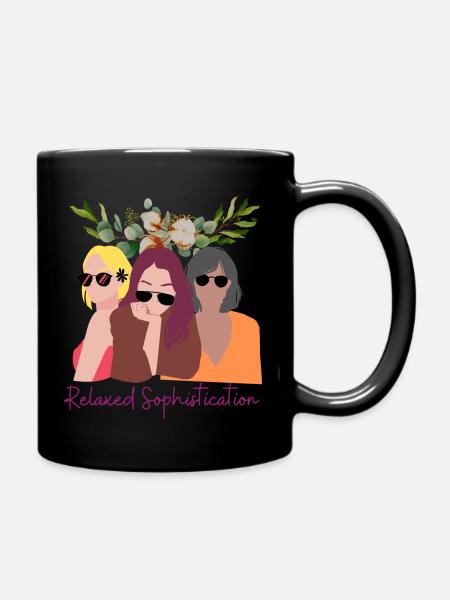 Sophistication détendue - Mug uni - noir