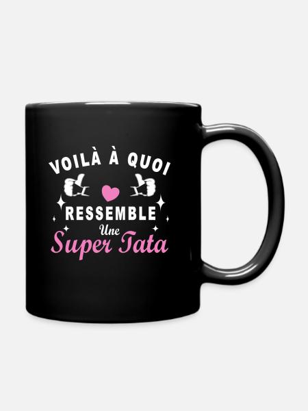 Super Tata - Cadeau Sœur - Mug uni - noir