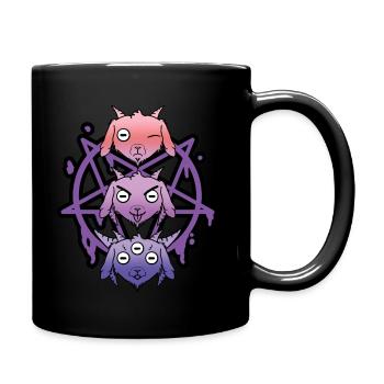 Kawaii Satan - Full Colour Mug - black - Right