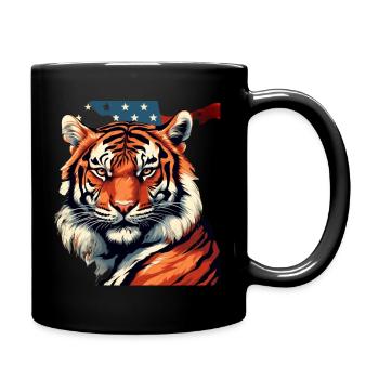 Tigre des États-Unis - Mug uni - noir - Droite