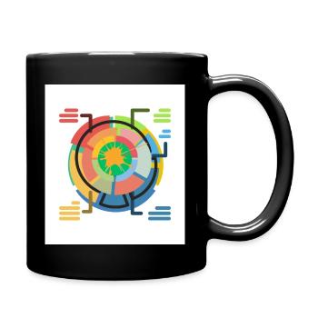 Circle of the World - Full Colour Mug - black - Right