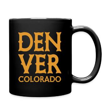 Denver - Colorado - États-Unis d’Amérique - États-Unis - Mug uni - noir - Droite