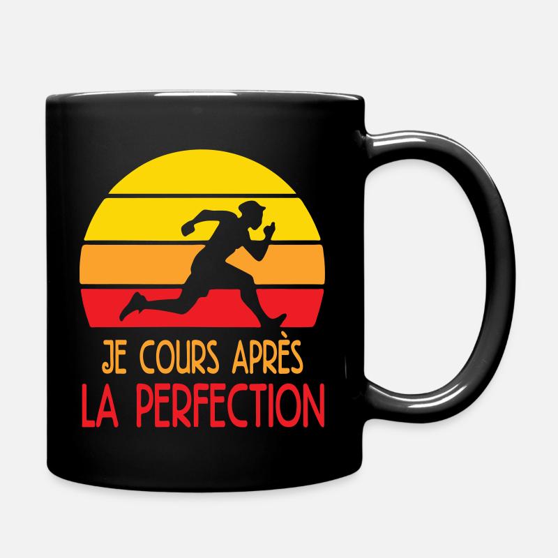 courir citation slogan humour - Mug uni - noir