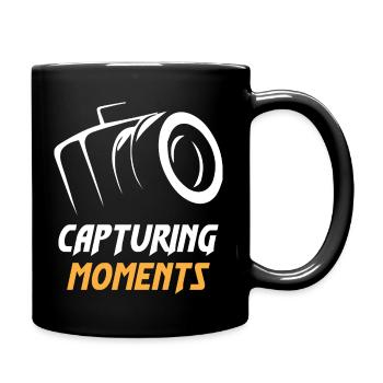Capturing Moments Camera Photographer - Full Colour Mug - black - Right