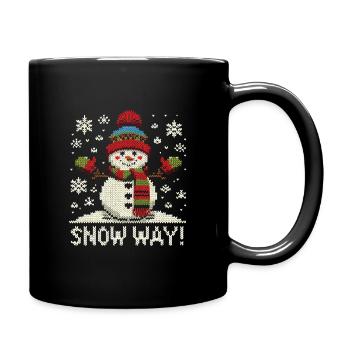 Snow Way Christmas - Full Colour Mug - black - Right