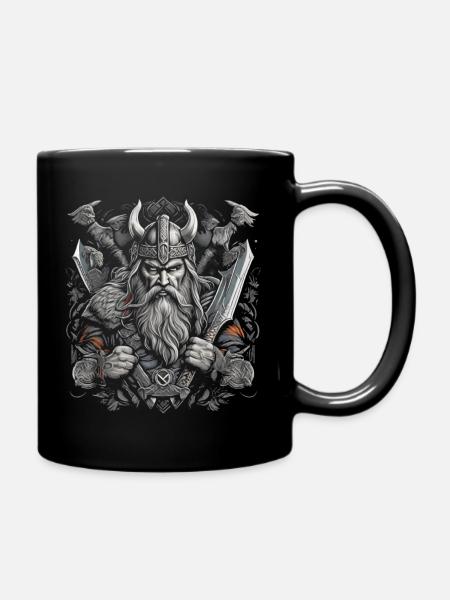 Odin - Tasse einfarbig - Schwarz