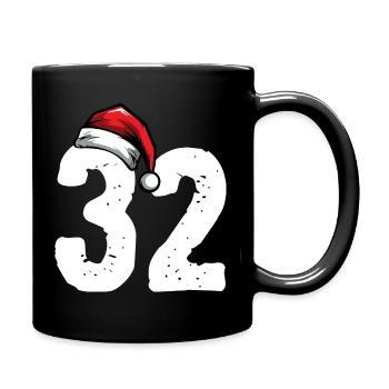32 Numéro Noël - Mug uni - noir - Droite