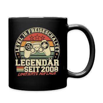 Niveau 16 Débloqué Légendaire depuis 2008 - Mug uni - noir - Droite