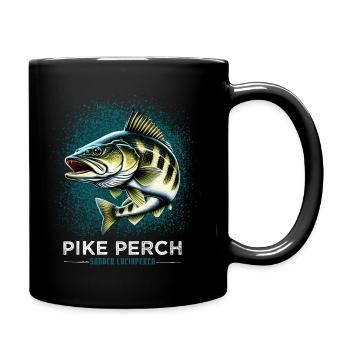 zander, fishing, predatory fish, fish - Full Colour Mug - black - Right