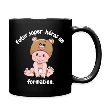 Future super-héros - Mug uni - noir - Droite